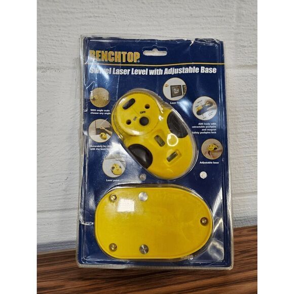 Benchtop Other - Benchtop Swivel Laser Level With Adjustable Base Yellow